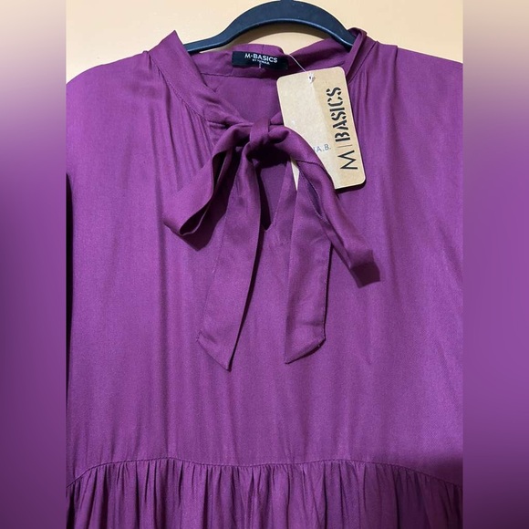 Deep Purple Winter Dress - Picture 6 of 13